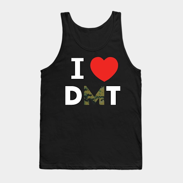 I <3 Dear Military Teen Tank Top by The Shanon Show